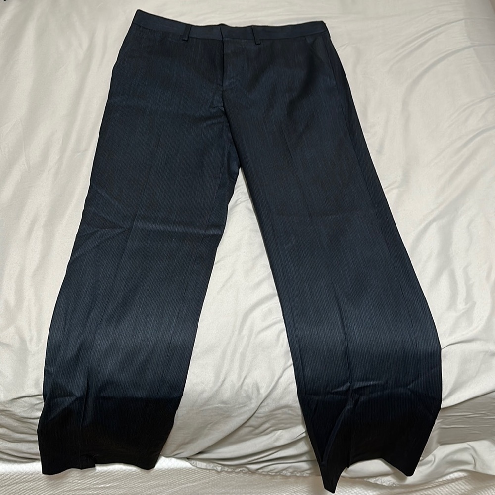 I. Ferrar Men’s Dress Pants 30x32 Navy Blue